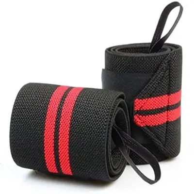  Wrist Support Band for Gym Workout & Weightlifting – Men & Women | Adjustable Hand Grip Wrap | Fitness Wrist Support